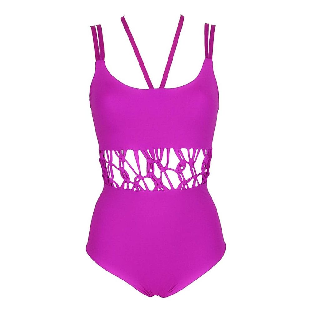 Macrame X Back Pu One Piece