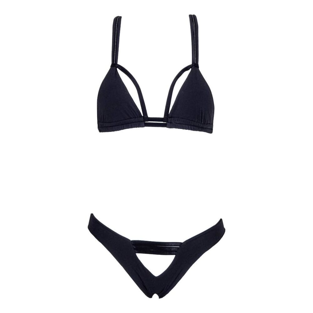 Macrame Striped Bikini