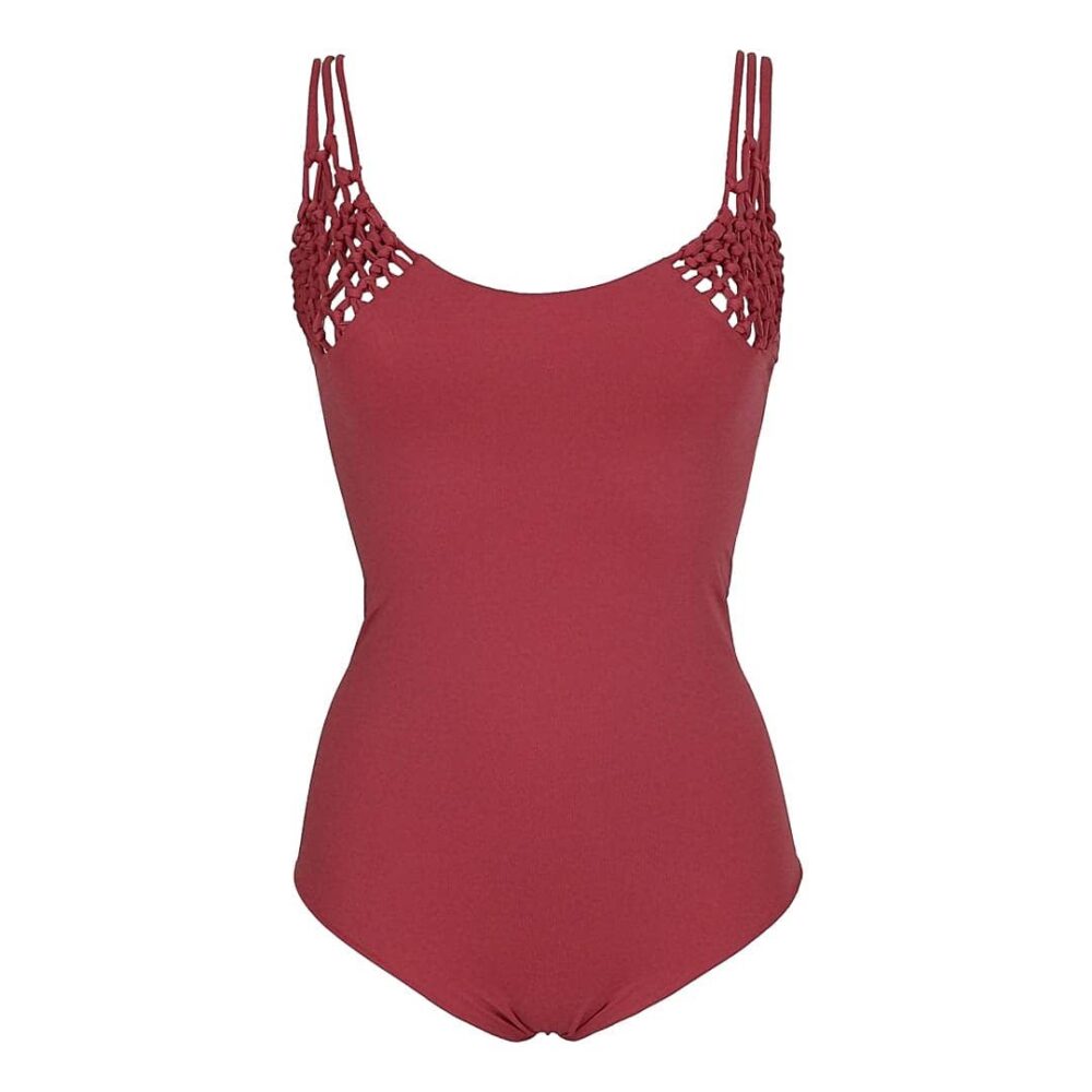 Macrame Coral One Piece