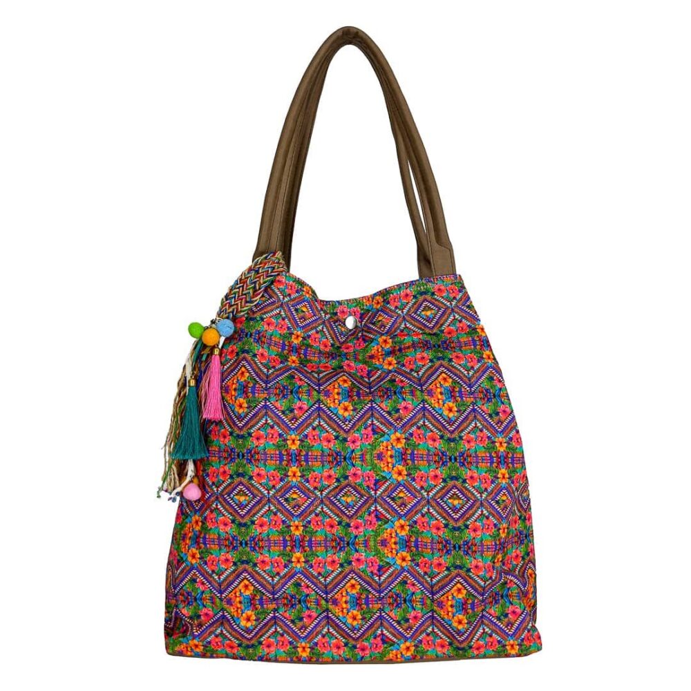 Embroidered Beach Bag