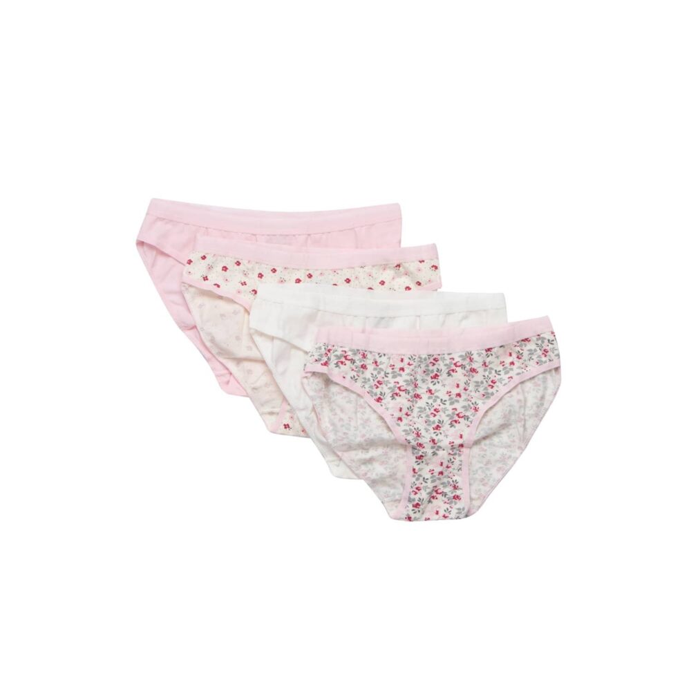 4 PACK PINK BRIEFS