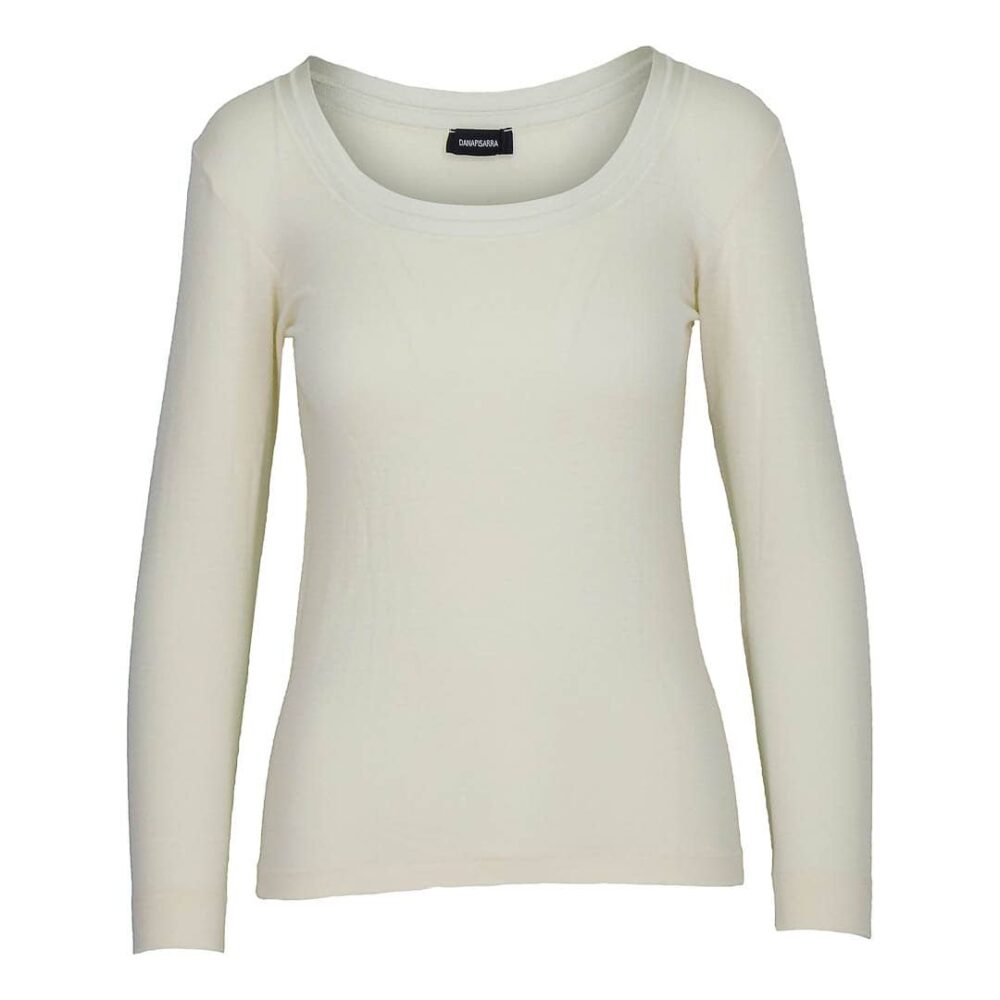 Silk & Wool Long Sleeve Top