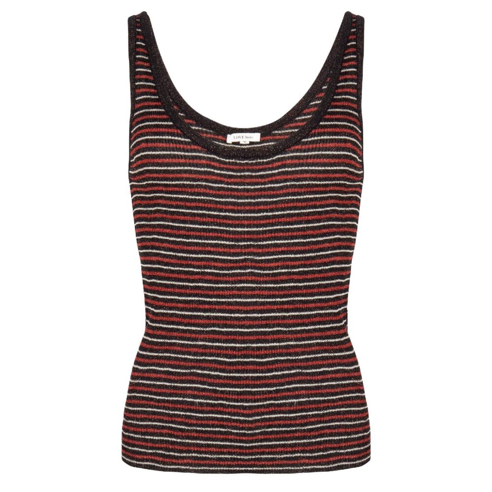 Striped Sparkly Top
