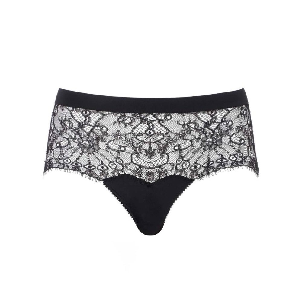 High Waisted Lace Briefs