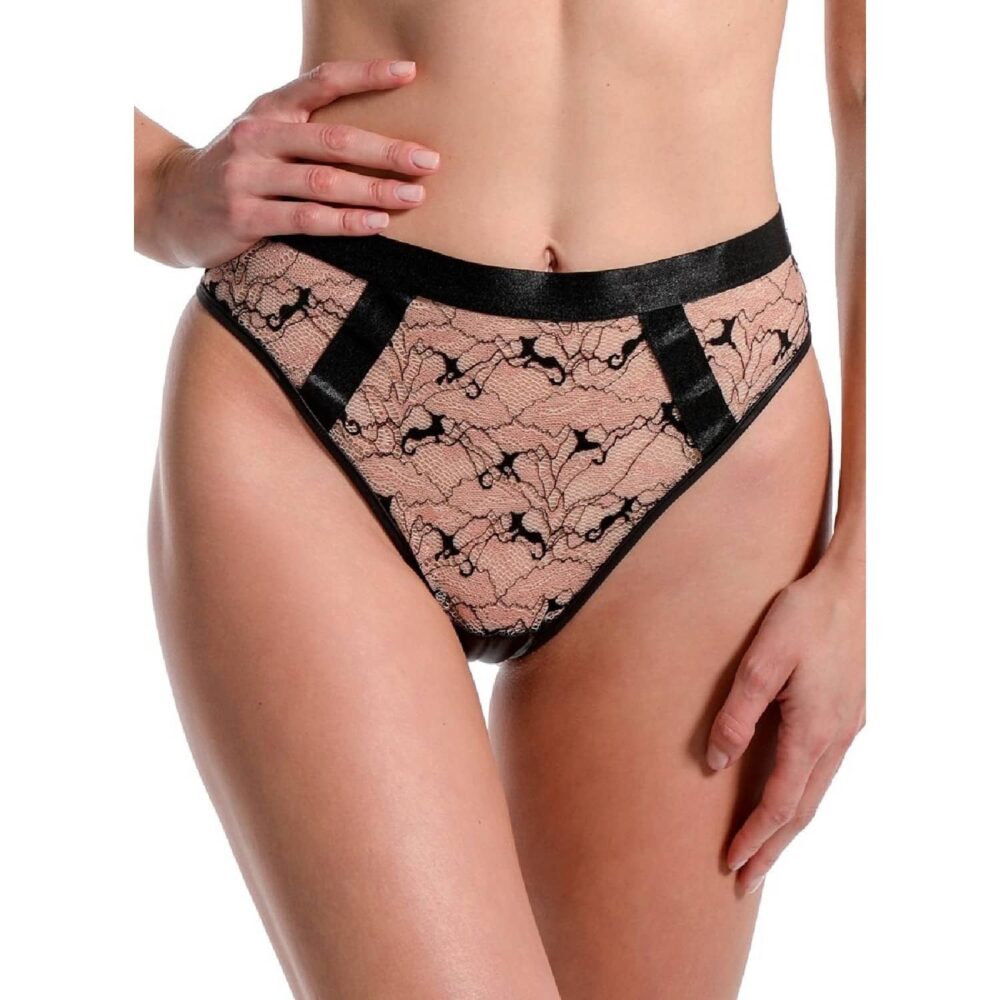 High Waisted Gold Briefs