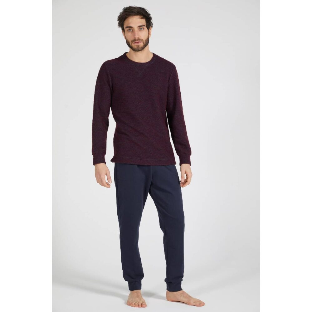 Bordo & Blue Pyjamas