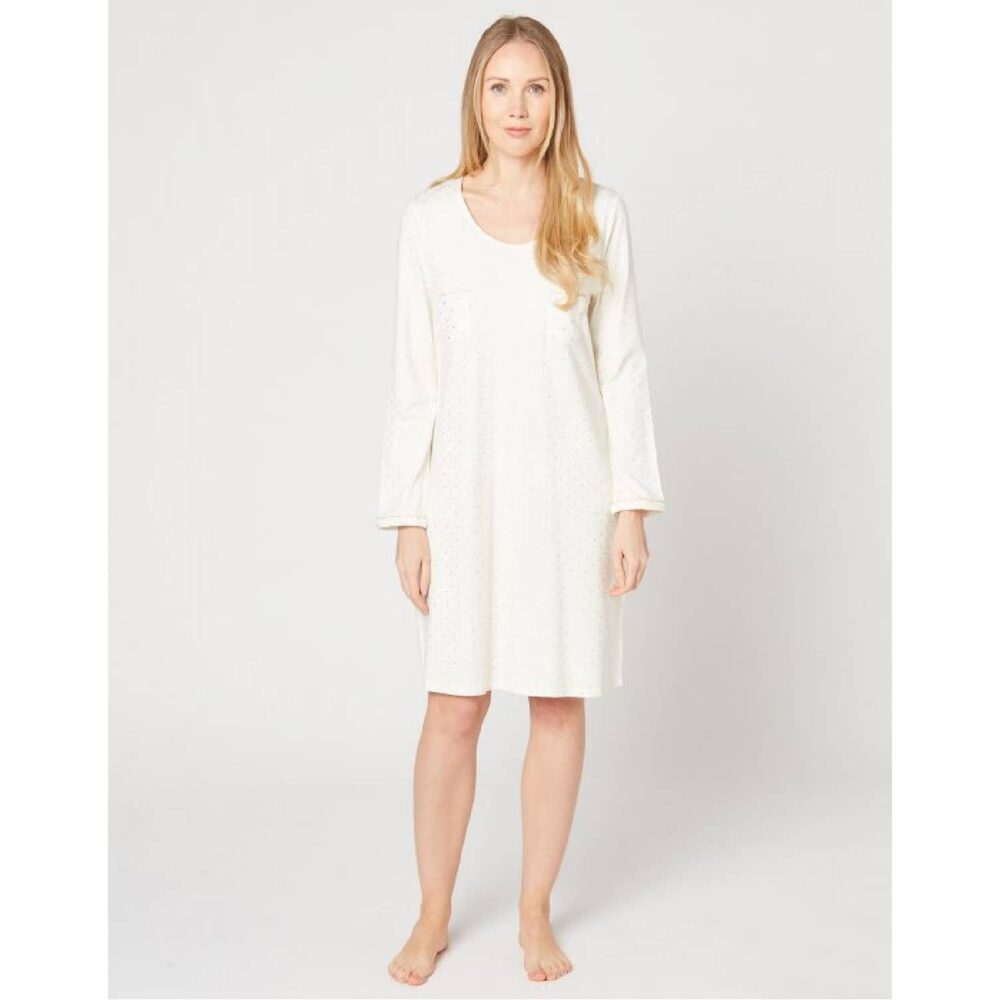 Polka Dot Cotton Nightdress