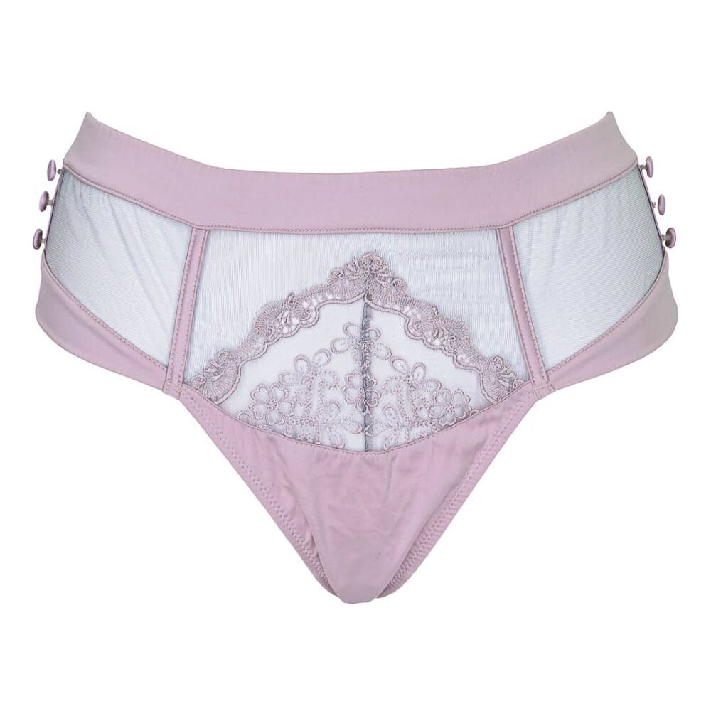 Tulle High Waist Brazilian Briefs