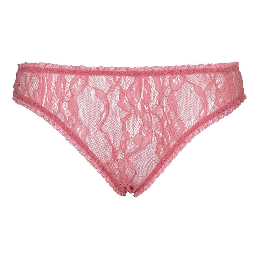 Pink Lace Bow Briefs