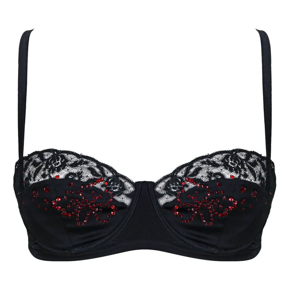 Noir Soie Balconette