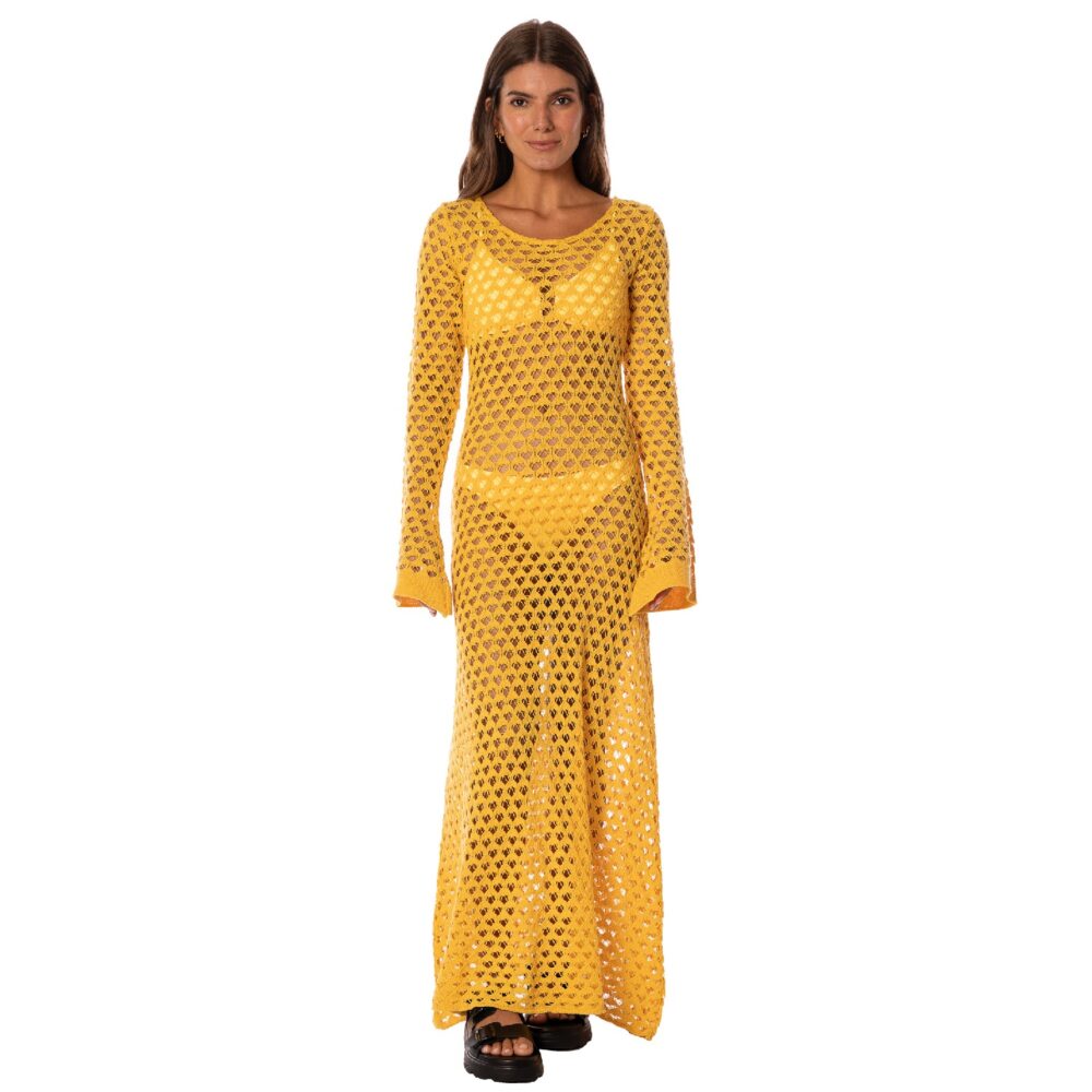 Golden Crisp Dress