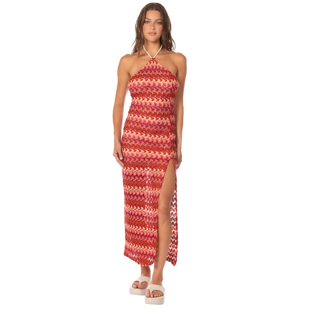 Wine Bloom Dress